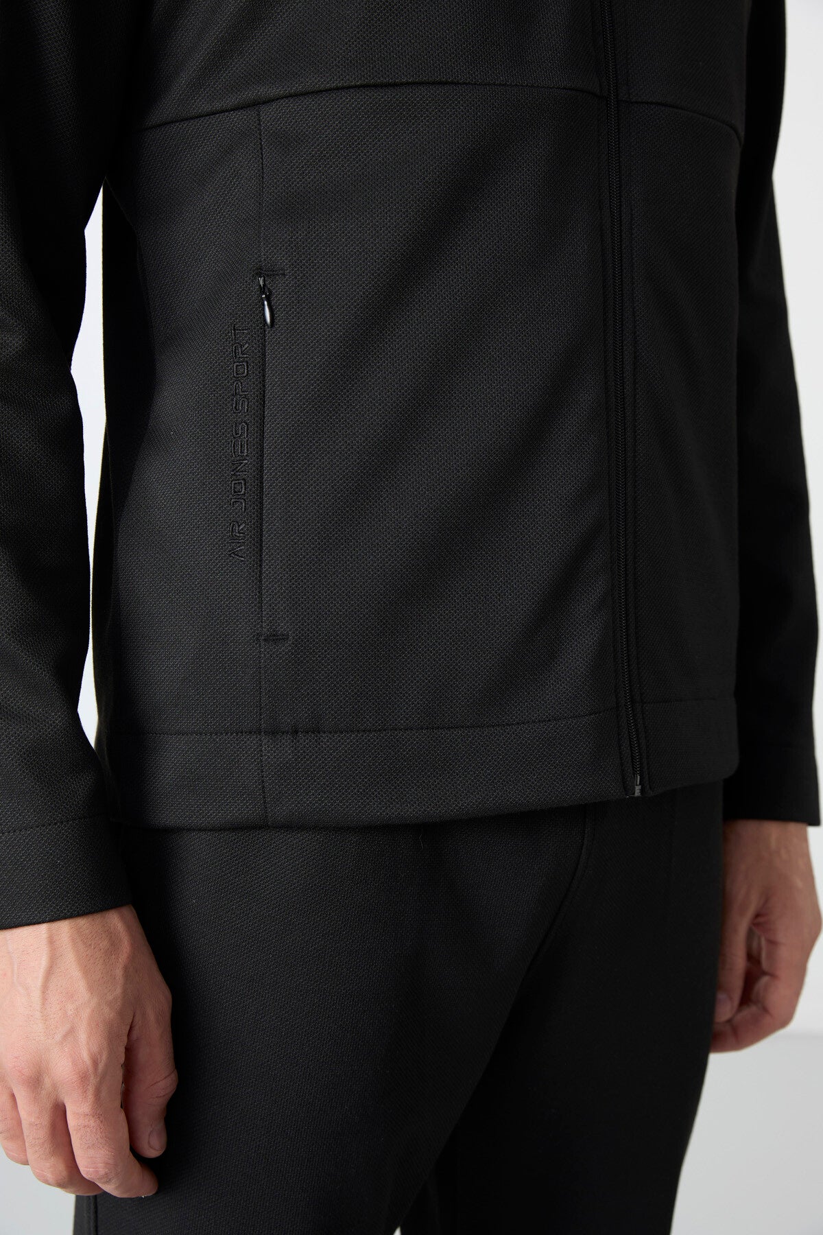 Carlos Black Standard Fit Men's Tracksuit Set - 85209