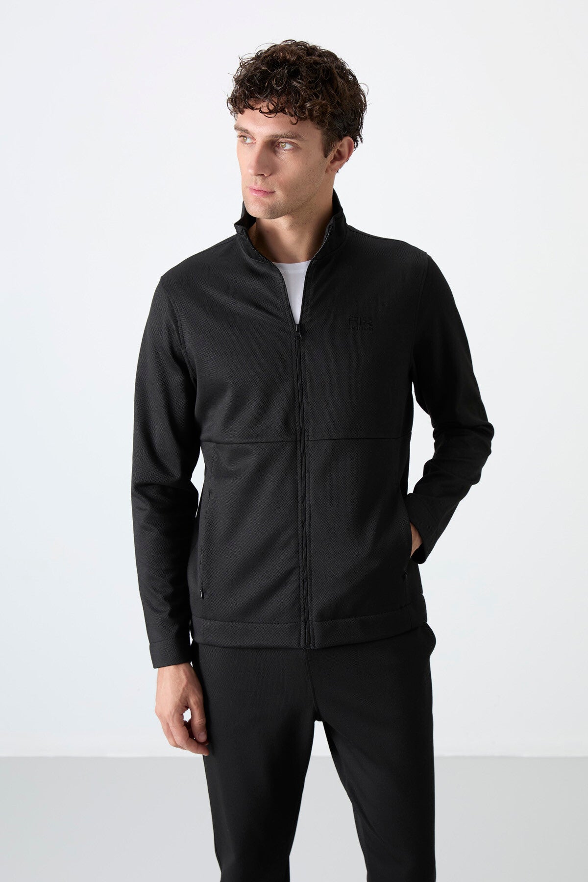Carlos Black Standard Fit Men's Tracksuit Set - 85209