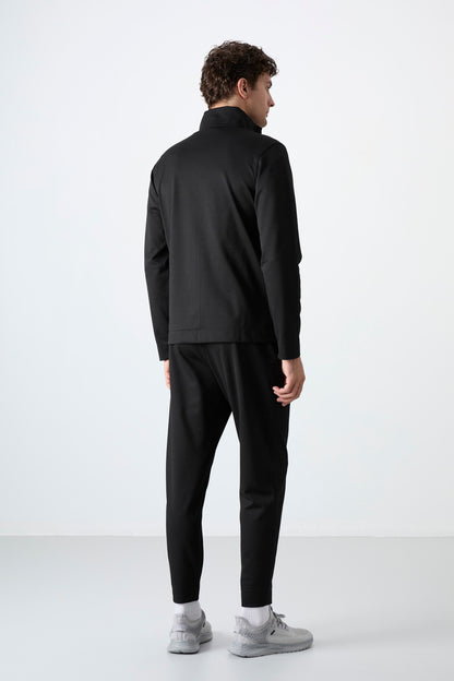 Carlos Black Standard Fit Men's Tracksuit Set - 85209