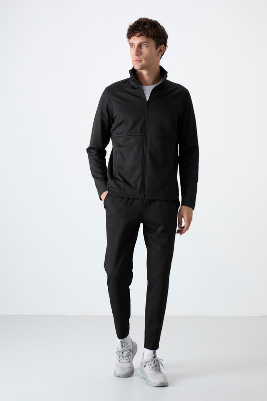 Carlos Black Standard Fit Men's Tracksuit Set - 85209