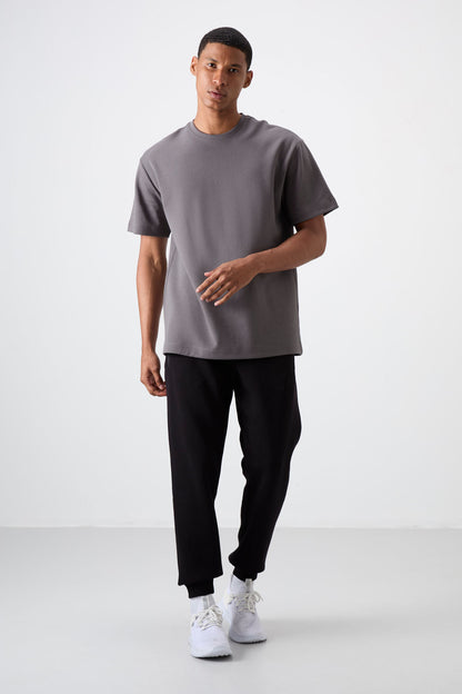 Cesar Black Striped Piped Men's Tracksuit Bottom - 84929