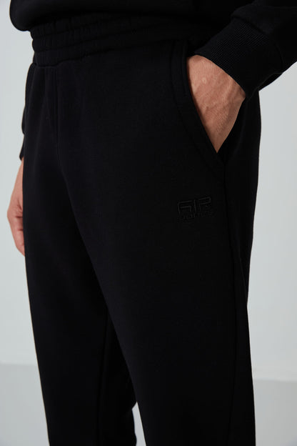 David Black Hooded Men's Tracksuit Set - 85192