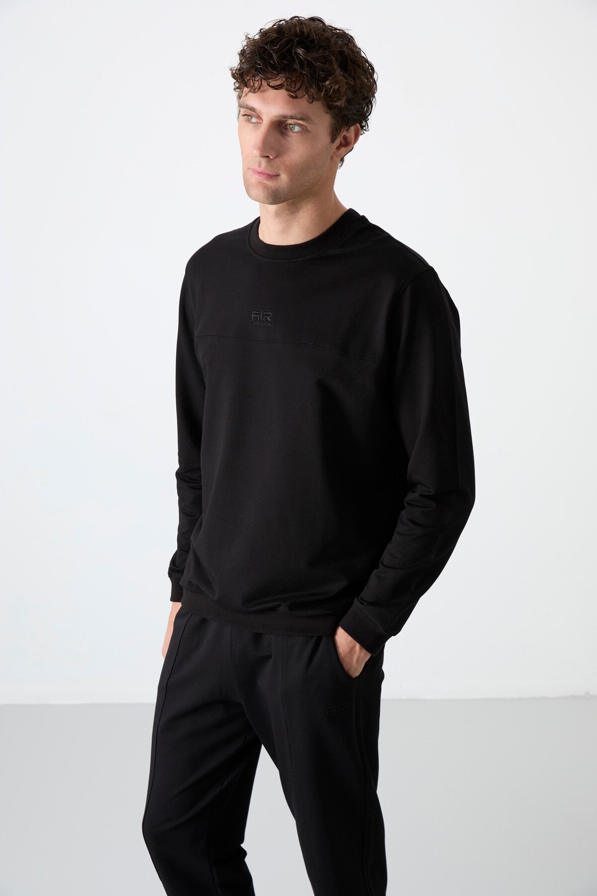 Keith Black Basic Men's Tracksuit Set - 85231