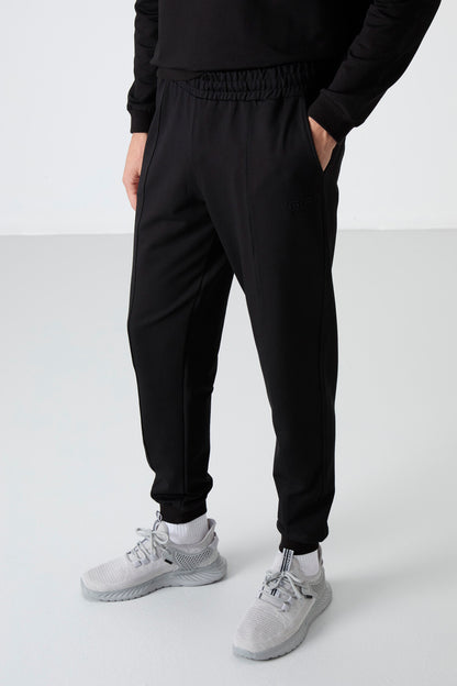 Keith Black Basic Men's Tracksuit Set - 85231