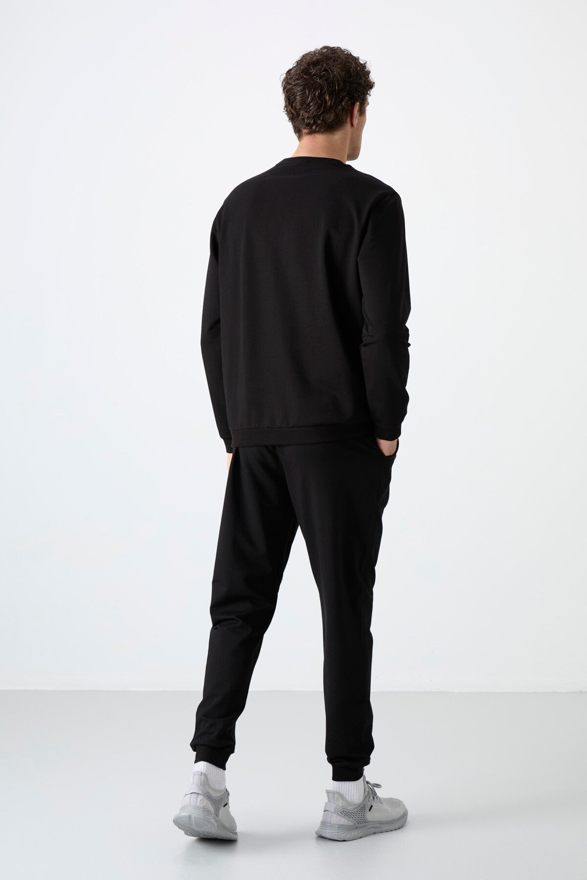 Keith Black Basic Men's Tracksuit Set - 85231