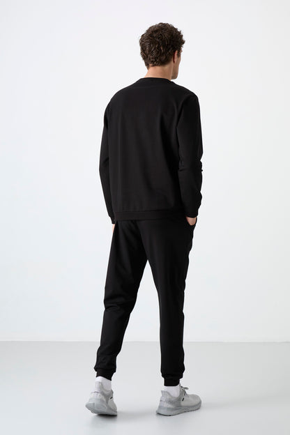 Keith Black Basic Men's Tracksuit Set - 85231