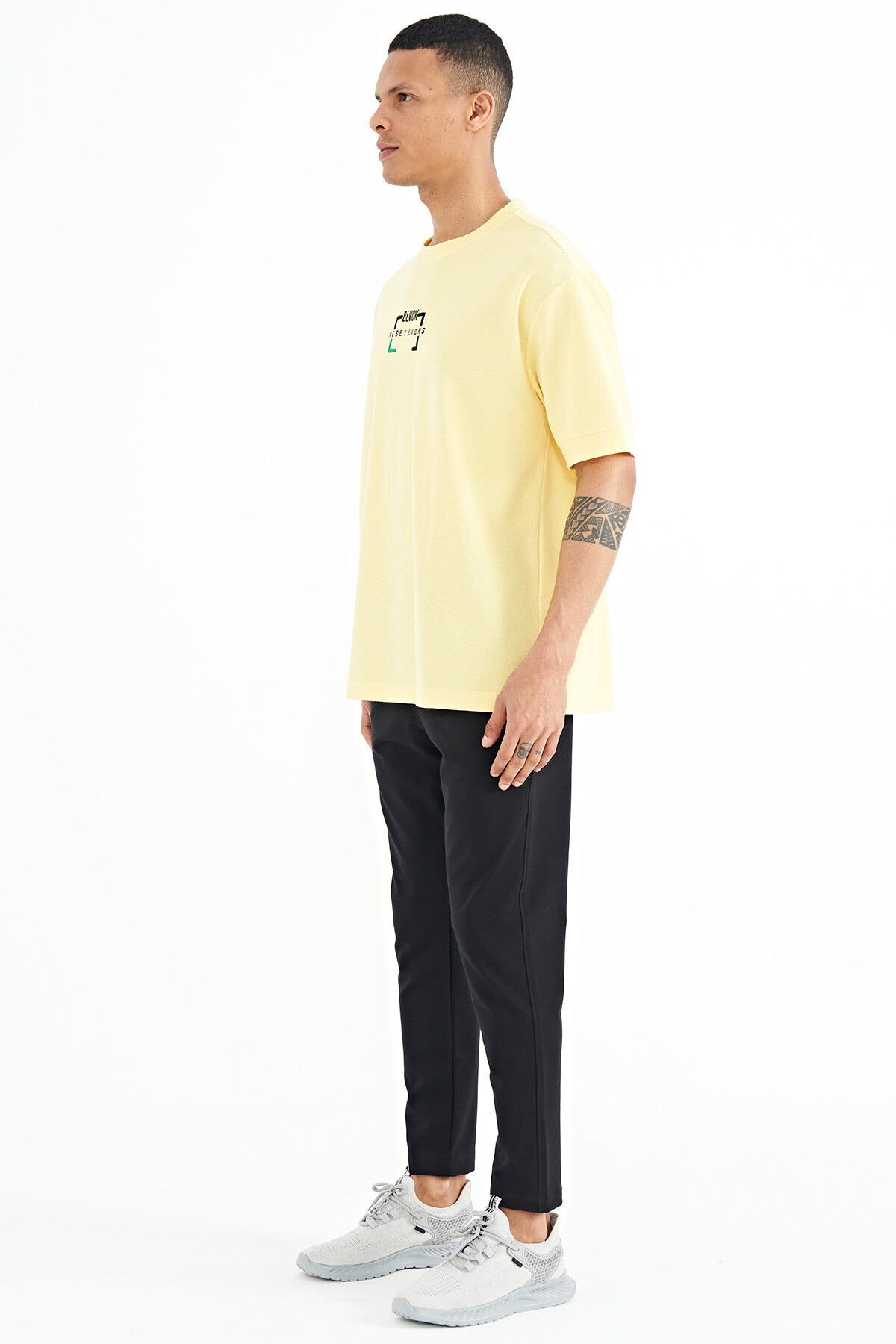 Black Logo Embroidered Detailed Side Pocket Standard Fit Men's Tracksuit Bottom - 84967