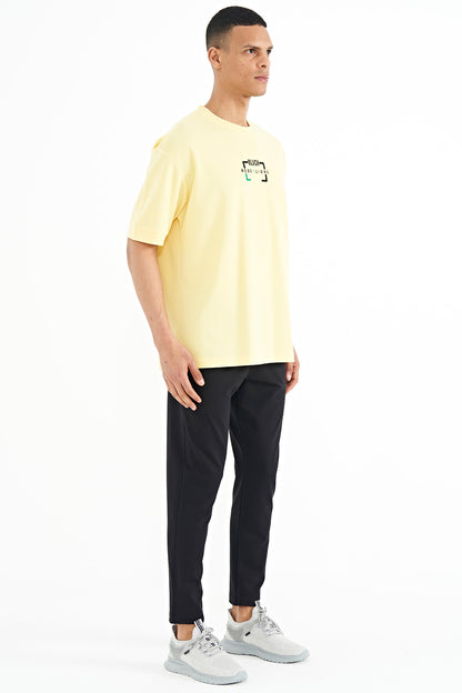 Black Logo Embroidered Detailed Side Pocket Standard Fit Men's Tracksuit Bottom - 84967