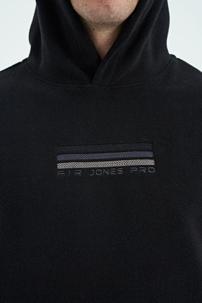 Black Men's Fleece Sweatshirt - 88301