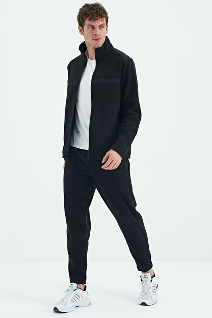 Doyle Black Men's Fleece Tracksuit Set - 85225
