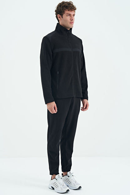 Doyle Black Men's Fleece Tracksuit Set - 85225
