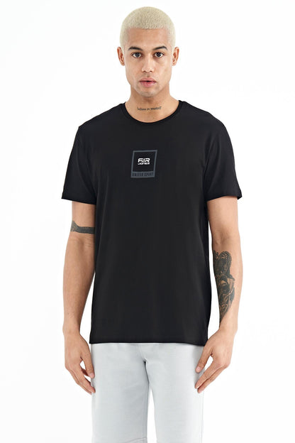 Adney Black O Collar Men's T-Shirt - 88230