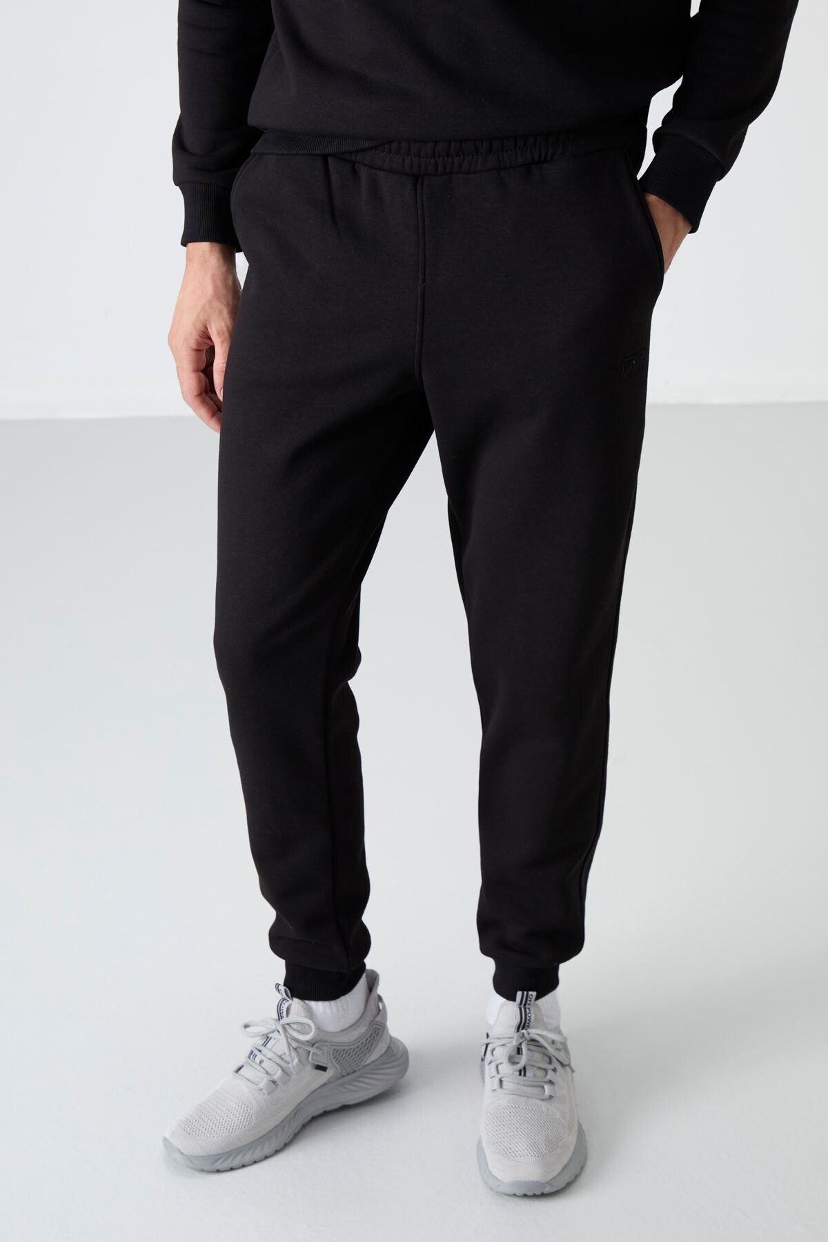 Andy Black Hooded Men's Tracksuit Set - 85190