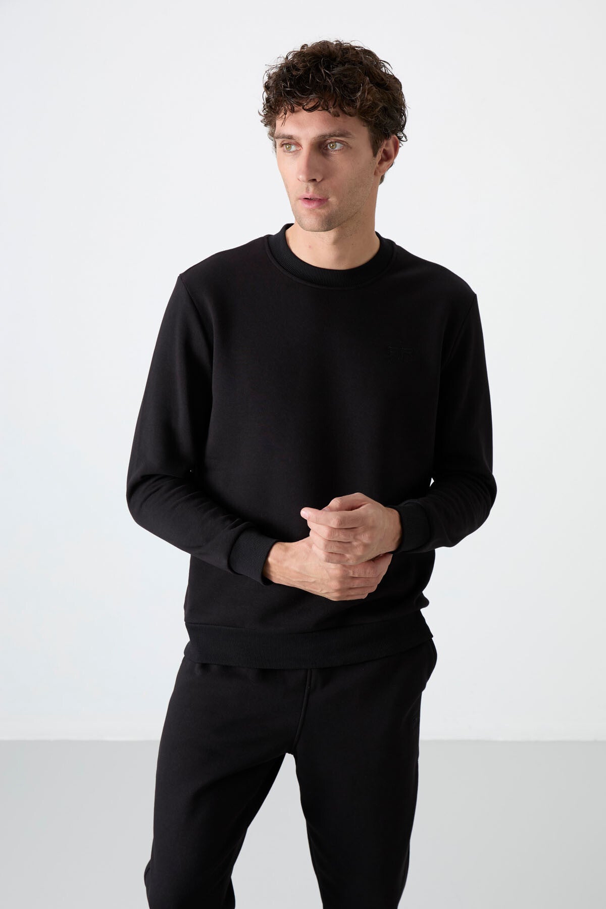 Andy Black Hooded Men's Tracksuit Set - 85190