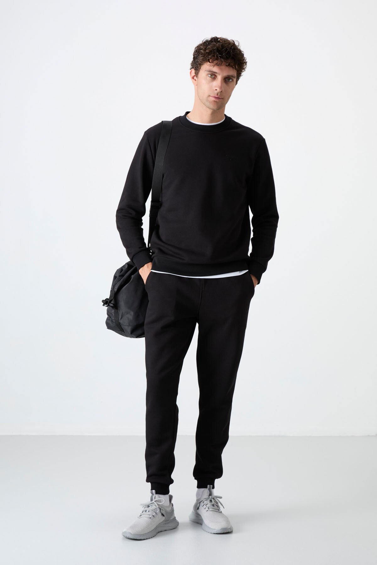 Andy Black Hooded Men's Tracksuit Set - 85190