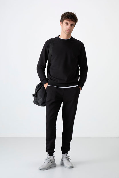 Andy Black Hooded Men's Tracksuit Set - 85190
