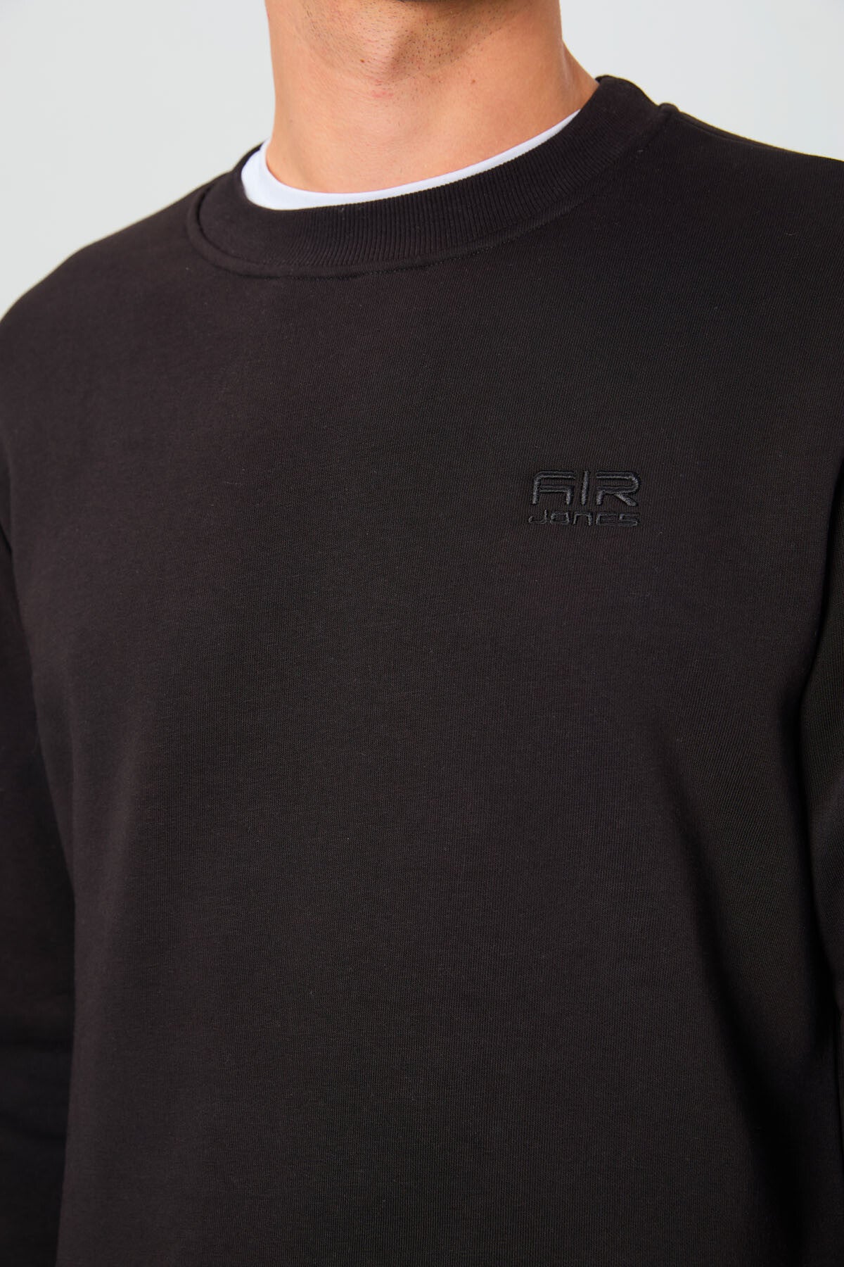 Omar Black Brushed Men's Sweatshirt - 88137