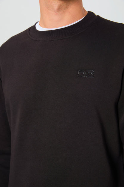 Omar Black Brushed Men's Sweatshirt - 88137