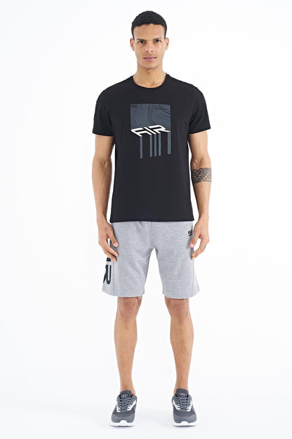Louis Black Standard Fit Men's T-Shirt - 88202