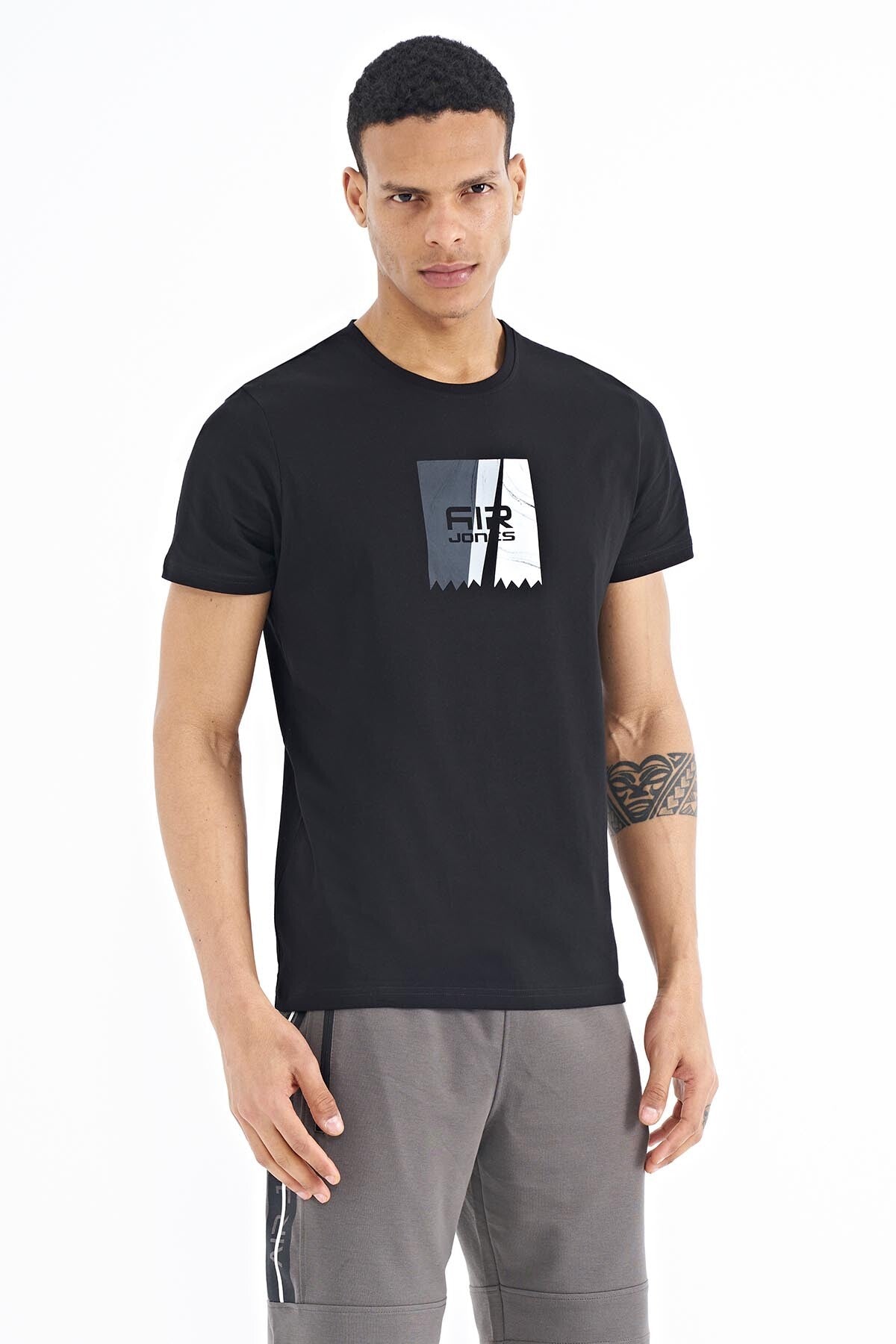 Frank Black Standard Fit Men's T-Shirt - 88219