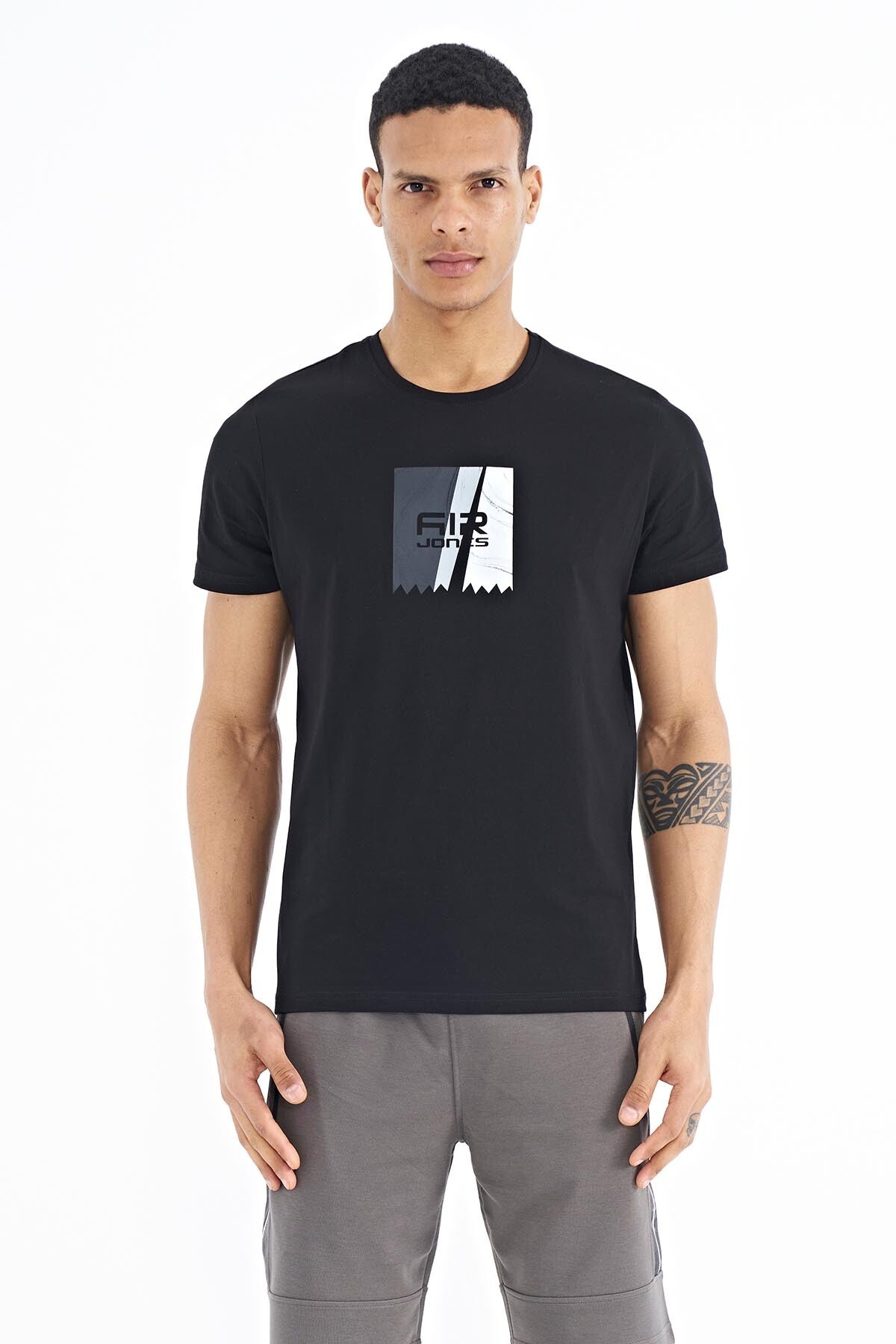 Frank Black Standard Fit Men's T-Shirt - 88219