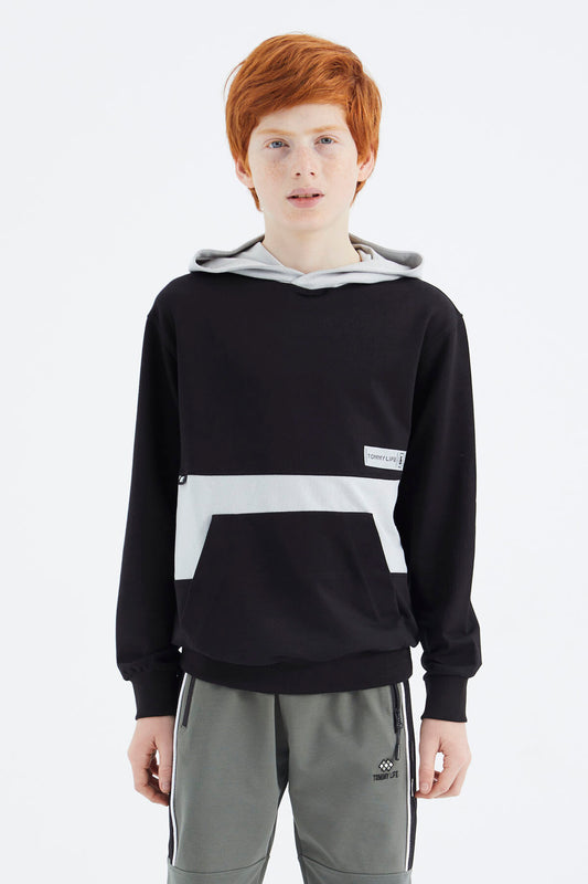 Black Standard Mold Boys' Sweatshirt - 11179
