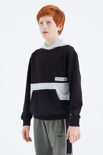 Black Standard Mold Boys' Sweatshirt - 11179