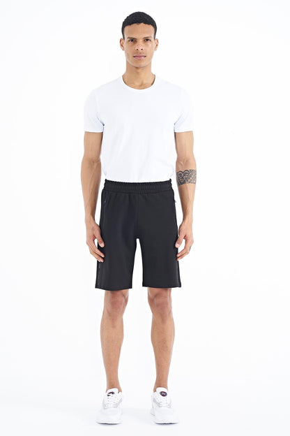 Alfred Black Standard Fit Men's Shorts - 81244