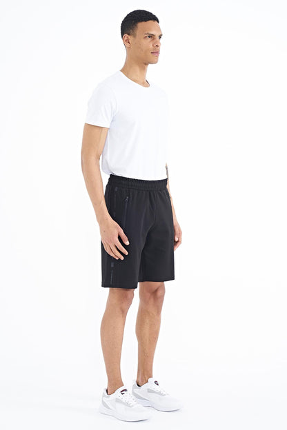 Alfred Black Standard Fit Men's Shorts - 81244