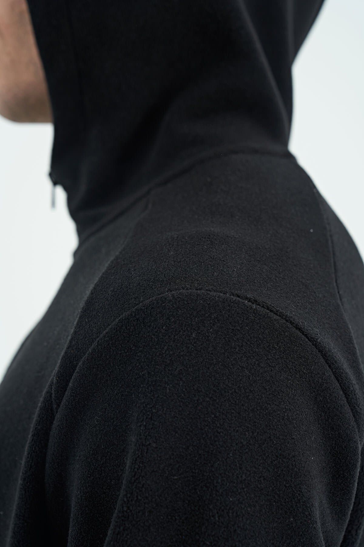 Hector Black Hooded Fleece Men's Tracksuit Set - 85227