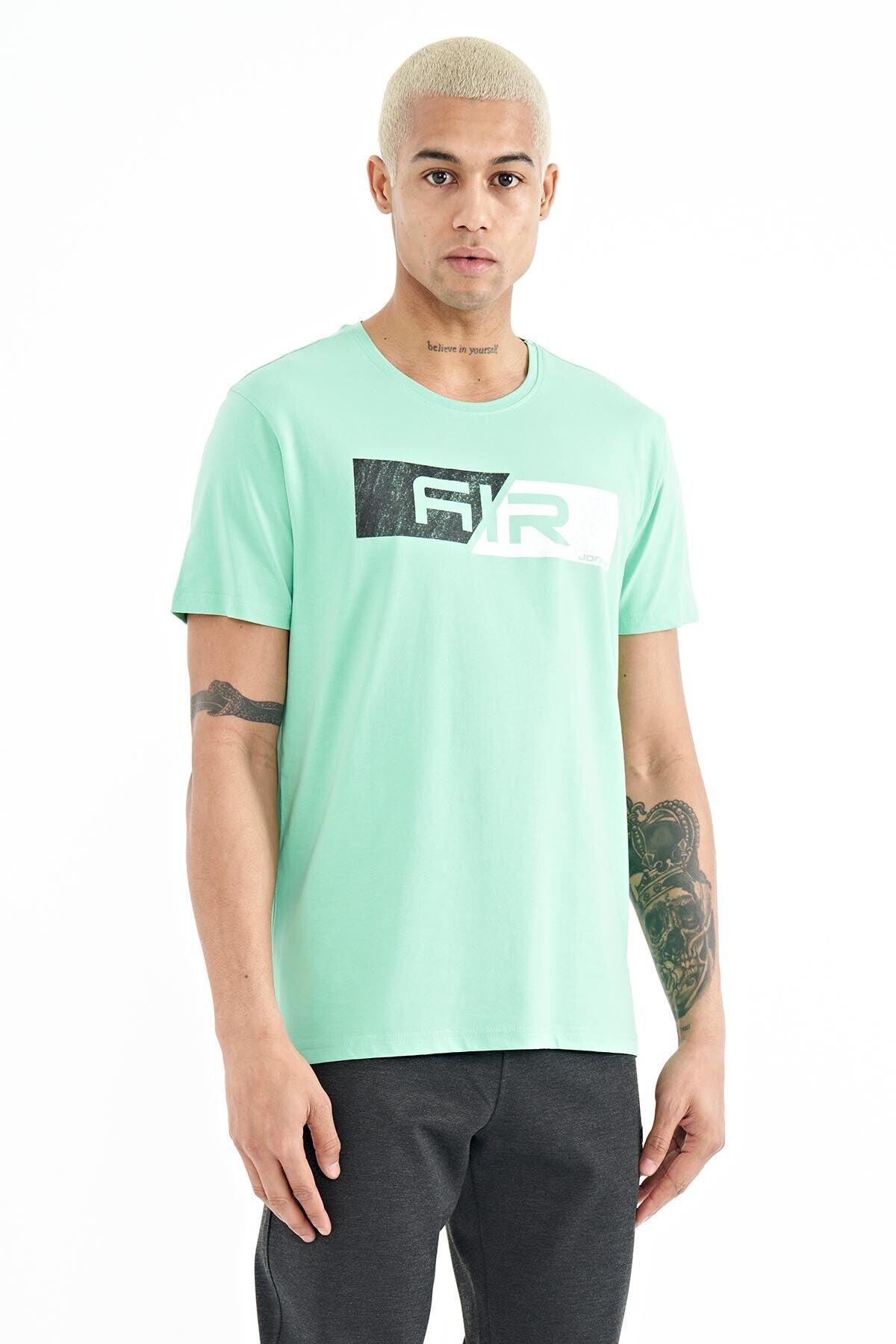 Casey Mint Standard Fit Men's T-Shirt - 88205