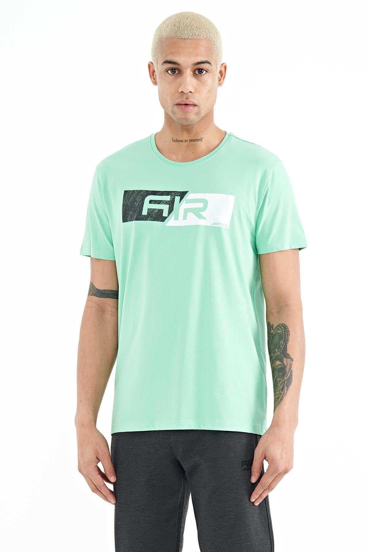 Casey Mint Standard Fit Men's T-Shirt - 88205