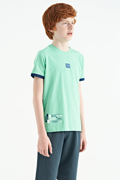 Printed Standard Fit O Collar Boys T-Shirt - 11097
