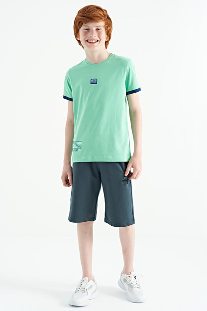 Printed Standard Fit O Collar Boys T-Shirt - 11097