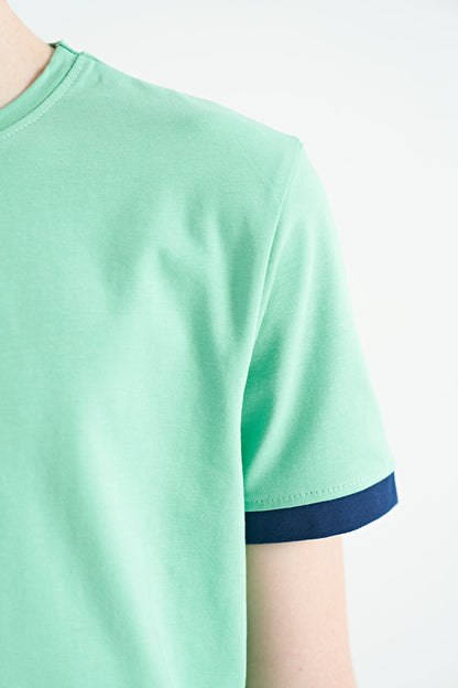 Printed Standard Fit O Collar Boys T-Shirt - 11097