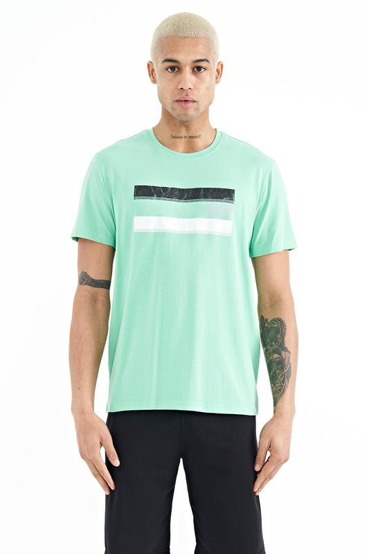 Donald Mint Green Standard Fit Men's T-Shirt - 88217