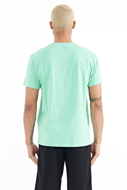 Donald Mint Green Standard Fit Men's T-Shirt - 88217