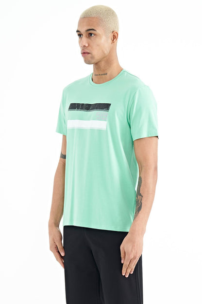 Donald Mint Green Standard Fit Men's T-Shirt - 88217