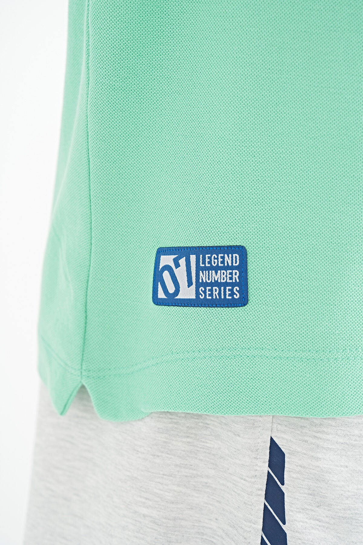 Pocket Detailed Printed Standard Fit Polo Collar Men's T-Shirt - 88241