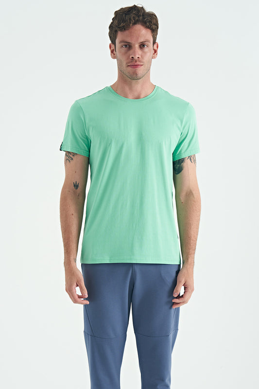 Green Basic Men's T-Shirt - 88245