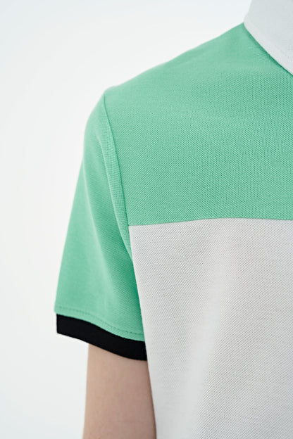 Embroidered Detailed Standard Fit Polo Collar Boys T-Shirt - 11110