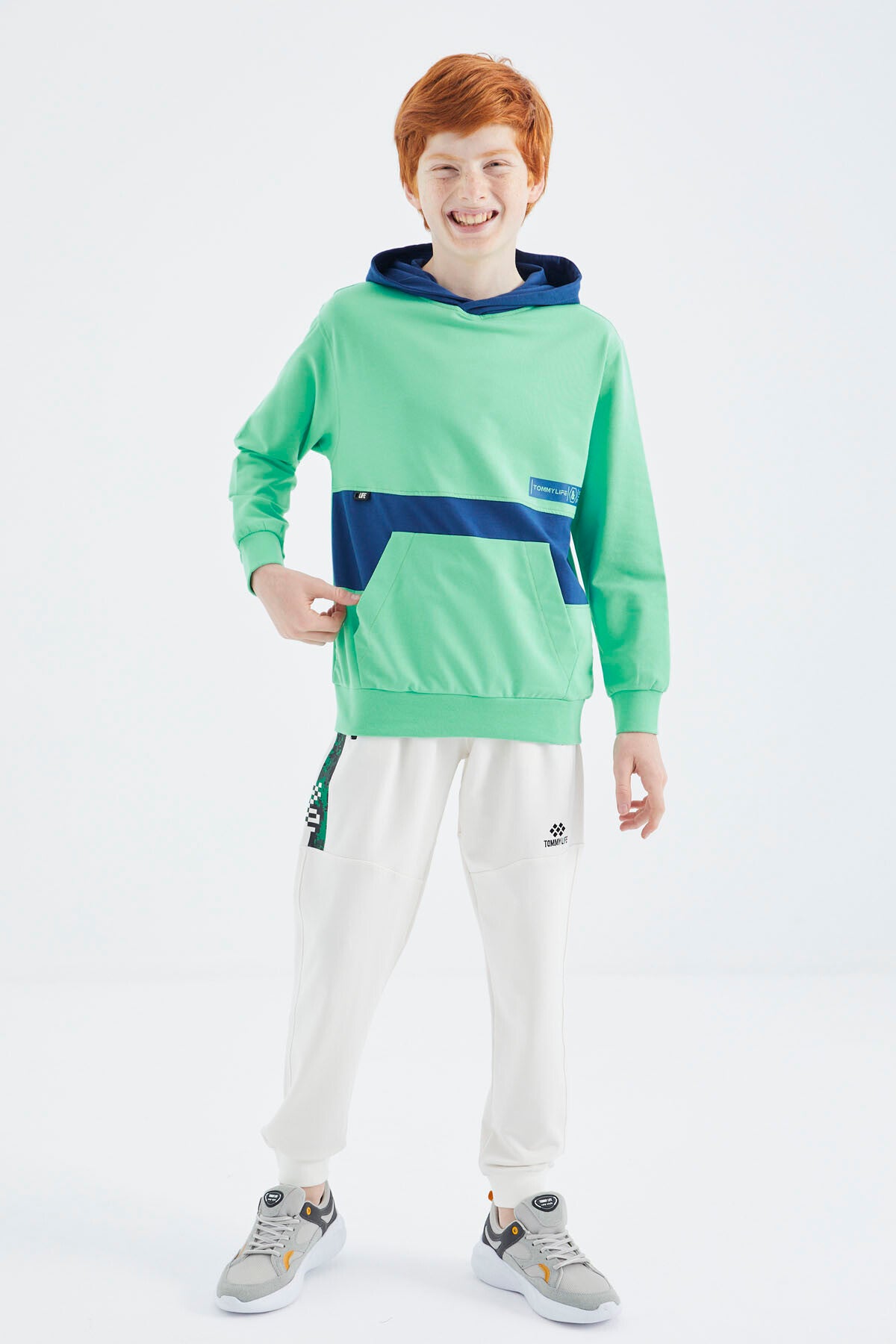 Forest Green Standard Fit Boys' Sweatshirt - 11179