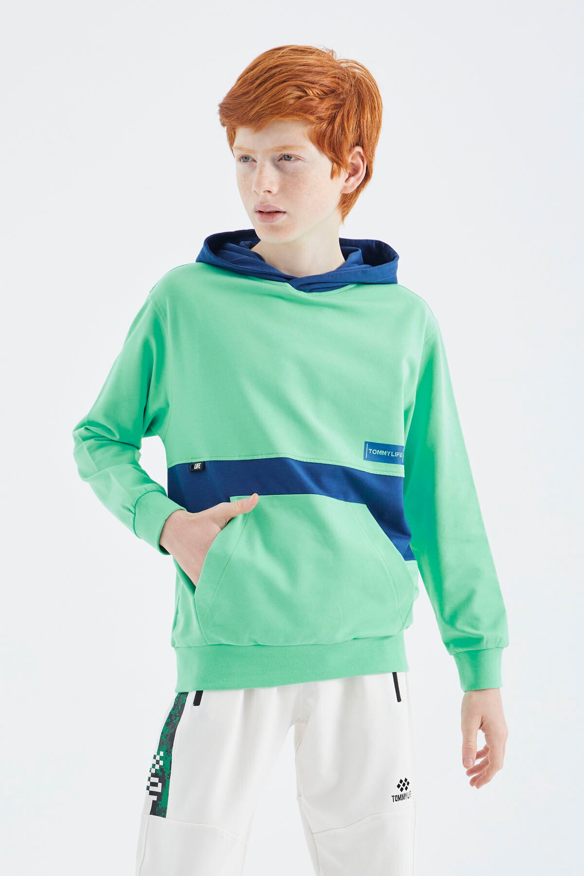 Forest Green Standard Fit Boys' Sweatshirt - 11179