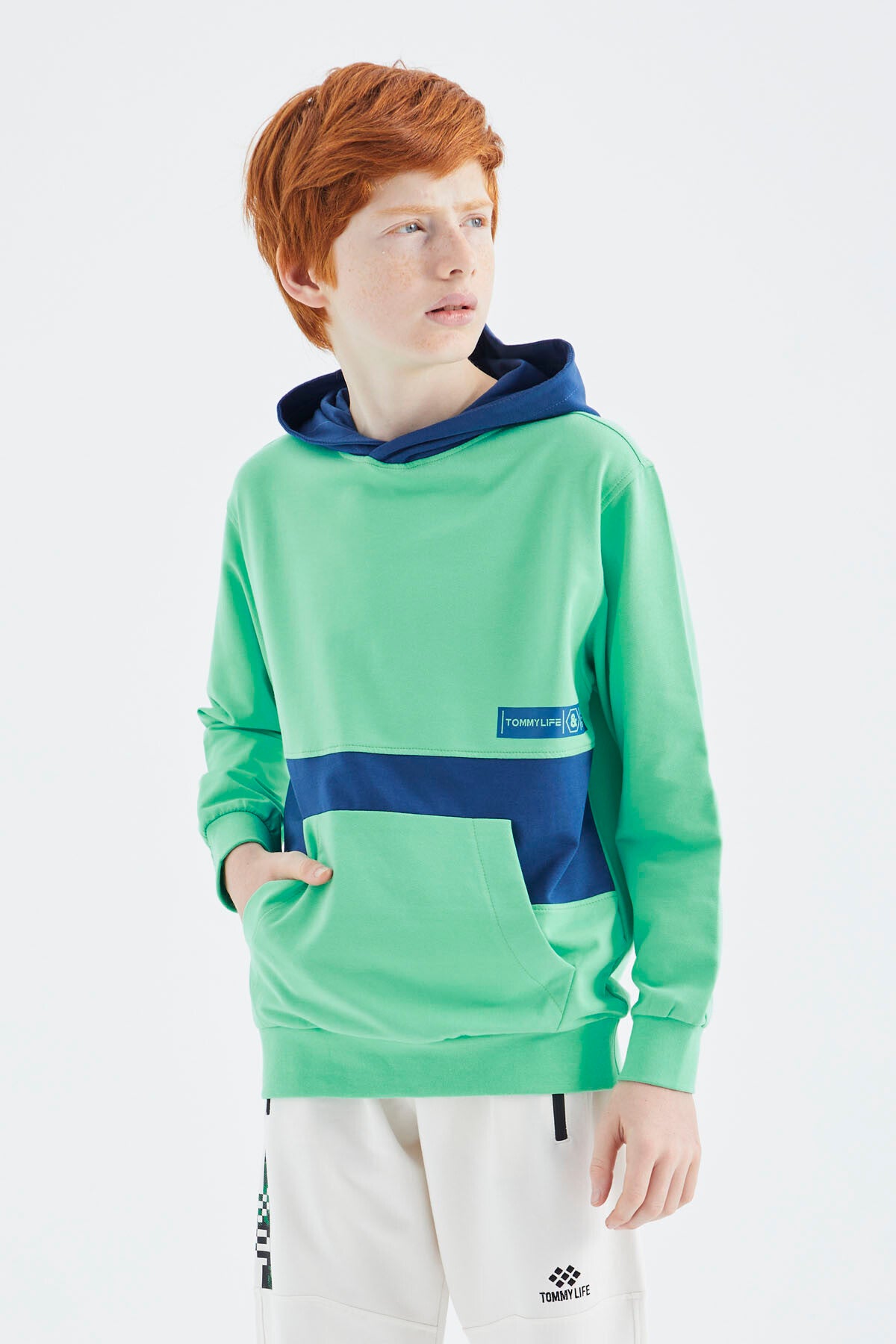 Forest Green Standard Fit Boys' Sweatshirt - 11179