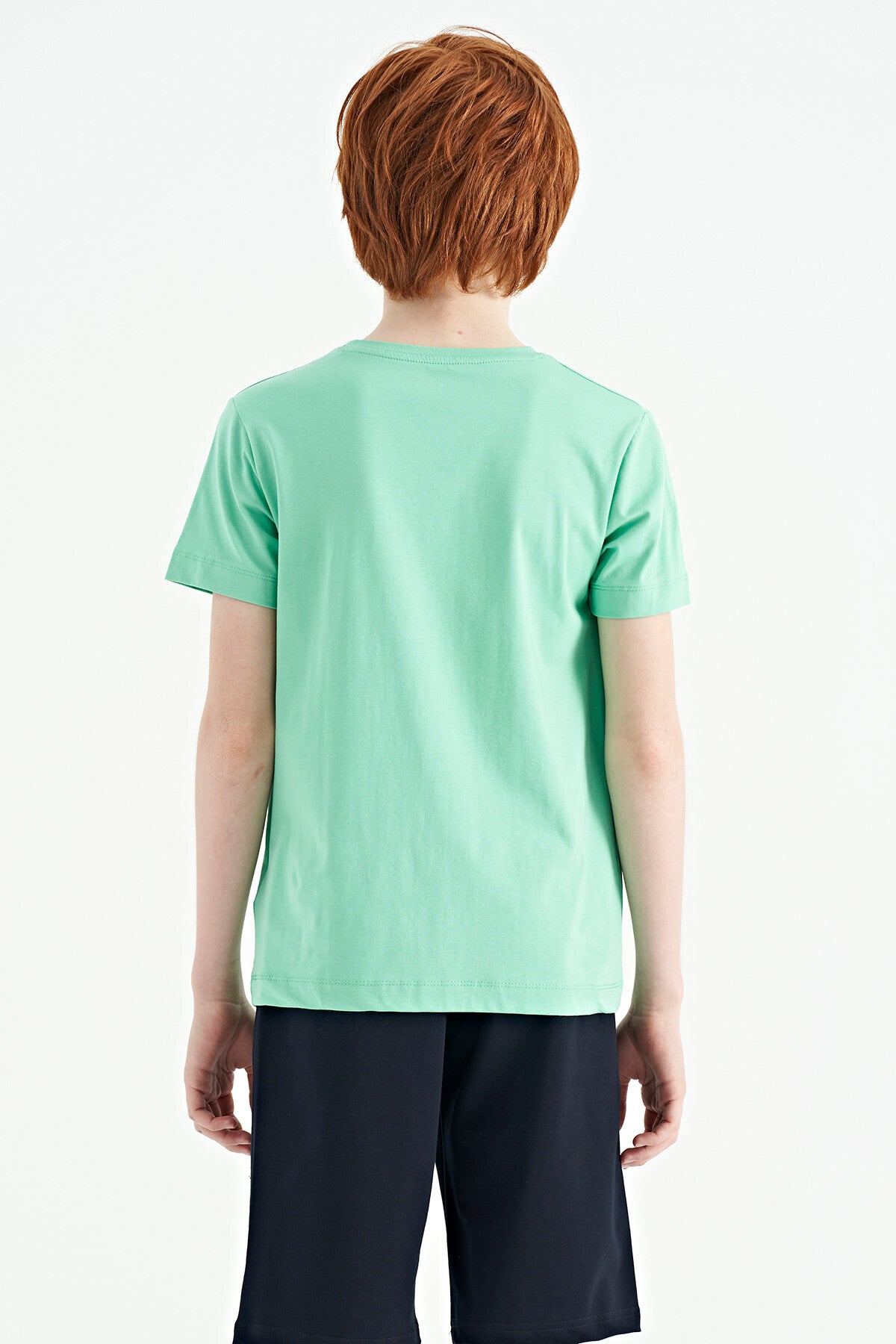 Print Detailed O Collar Standard Fit Boys T-Shirt - 11103