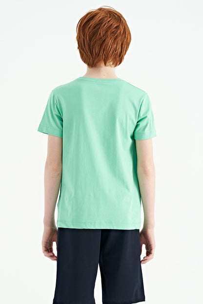 Print Detailed O Collar Standard Fit Boys T-Shirt - 11103