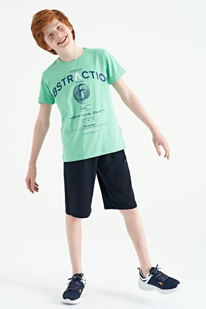 Print Detailed O Collar Standard Fit Boys T-Shirt - 11103