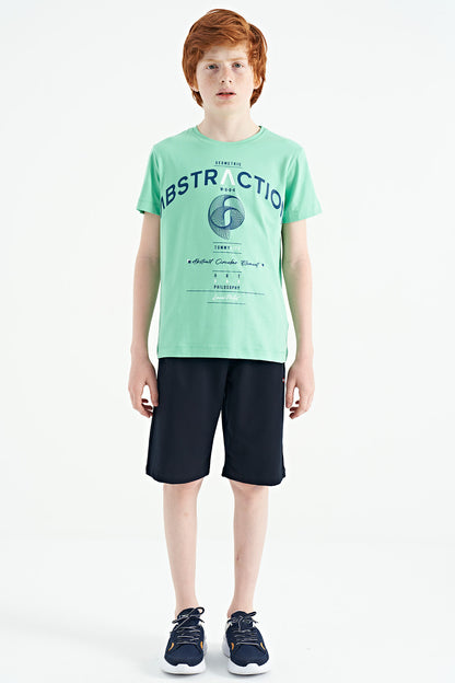 Print Detailed O Collar Standard Fit Boys T-Shirt - 11103
