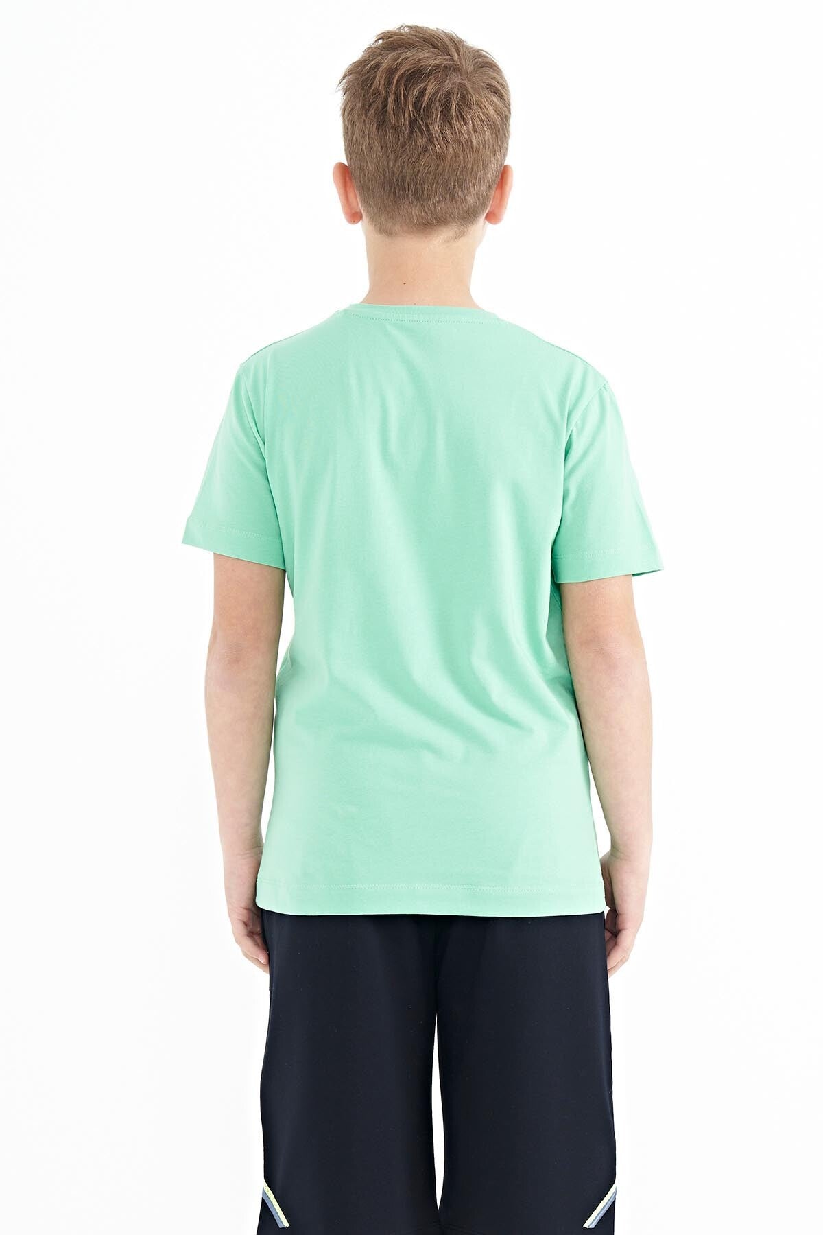 Printed O Collar Standard Fit Men's & Boys' T-Shirt - 11100