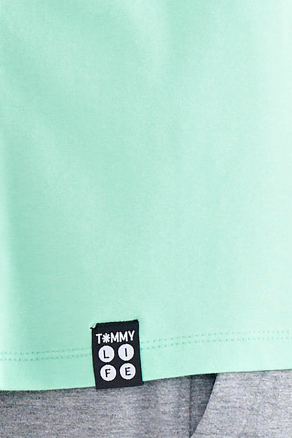 Olive Green Printed O Collar Standard Fit Men's T-shirt - 88169